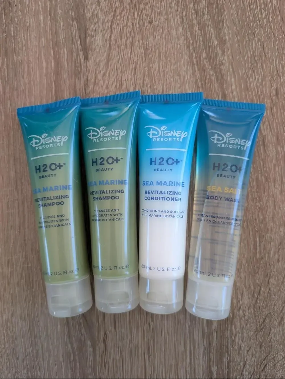 Disney Resorts H2O+ Beauty Sea Marine Shampoo Conditioner Sea Salt Body Wash